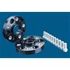 H&R Set di Distanziali per ruote DRA-sistema 40mm per asse - Interasse 5x100 - Mozzo 57,1mm - Bulloni M14x1,5 - compatibile con Audi/Seat/Skoda/Volkswagen - Nero