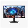 Samsung Monitor Gaming Odyssey G8 (S27HG806EF), Flat, 27'', 5120x2880, 16:9, HDR10+ Gaming, Fast IPS, 180Hz (360Hz in QHD), 1ms (GtG), Compatibilità G-Sync, HDMI, Display Port, Ingresso Audio