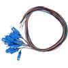 Techly Professional 024971 Set 12 Pigtail Fibra Ottica Monomodale OS2 SC 9/125 2 m Multicolor