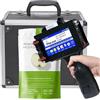 Phezer Stampante a getto d'inchiostro portatile P16-1, altezza di stampa 1 pollice con cartuccia d'inchiostro solvente da 72 ml, macchina di codifica intelligente portatile per data di scadenza/ora