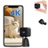 Telecamera Wifi Interno 4K HD Microcamera Senza Fili Sorveglianza