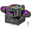 LUCI DISCO RGBW 150W TESTE MOBILI LED TELECOMANDO 27CH EFFETTI LUCE PARTY