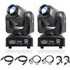 TESTE MOBILI DJ SPOT LED 2 PACK LUCI DISCO A RITMO MUSICA LUCI DISCOTECA