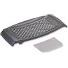 Fackelmann Grattugia per spätzle con raschietto per impasto, affettatrice per spätzle in plastica, spremiagrumi, 1 pezzo, grigio, 32 x 15 x 3 cm