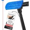 Tyroler Bright Tools Tyroler Lavavetri Telescopico Professionale 0.3-3.8M | Bastone Telescopico per Pulizia Vetri Finestre 2 in 1 Con Asta a 10 Parti | Pulisci Vetri Telescopicos per Finestre Alte