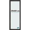 yd. Cornice 20x60 cm Nero Opaco - Cornice in MDF Bologna | Your Decoration, Vetro acrilico antiriflesso, Montaggio a parete, Adatta per foto, poster o puzzle, Made in Holland