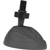 CAZSTYK Piedini per treppiede in gomma 1/3 con attacco, 1pcs | Base in gomma, struttura in lega alluminio, presa per le gambe del treppiede, fissaggio facile, design