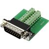 TRU Components DSUB15M-16TB-2 1282790 D-SUB spina 90° numero di poli (num): 15 viti, 1 pezzo