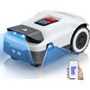 ANTHBOT Genie 600E Robot Tosaerba Senza Cavo Limit, Consigliato 600 m², Max. 900 m², Banda di Frequenza Completa RTK + 4 Camera, Robot Tosaerba Vision, Controllo App 4G, Gestione Multi-Zone, AI