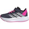 adidas Unisex - Bambini e Ragazzi Duramo SL2 Hook And Loop Shoes Kids, Shadow Navy/Silver Met./Lucid Pink, 33 EU