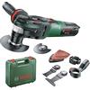 Bosch PMF 350 CES Utensile Multifunzione, 350 Watt, per Accessori Starlock e Starlockplus, in Valigetta, Nero/Verde
