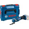 Bosch Professional 18V System Utensile multifunzione a batteria GOP 18V-34 (motore brushless, Vibration Control, impugnatura sottile da 180 mm, incl. 1 lama, L-BOXX, senza batteria/caricabatteria)