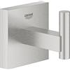 GROHE QUICKFIX Start Cube, Gancio, Installazione a vite o con colla, Super Steel, 40961DC0
