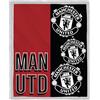 Character World Coperta in pile ufficiale Manchester United FC | Plaid super morbido e caldo con retro Sherpa, design a strati | Perfetta per casa, camera da letto, pigiama party e campeggio | Dimensioni 120 x 150 cm