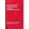 E Ehwald R Junghans Probleme Der Landeskultur Und Der Lärmbe (Copertina rigida)