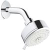 GROHE Tempesta Soffione Doccia (4 getti, 100 mm, DreamSpray erogazione uniforme, SpeedClean anticalcare), Cromo, 27869001