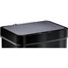 KITCHEN MOVE NARVIK - Coperchio per pattumiera da cucina automatico a doppio vano, 75 l, colore: nero lucido