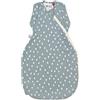 Tommee Tippee Grobag - Sacco nanna per neonati, 0-3 m, 2,5 TOG, design salutare sui fianchi, morbido tessuto ricco di bambù, con puntini blu navy