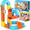TRENO ELETTRICO GIOCHI BAMBINI 56 PEZZI DIY PER BAMBINI 3-8 ANNI CUBE SET