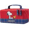 Get Trend Peanuts Snoopy Borsa da Toilette Donna e Adolescenti, Necessaire da Viaggio, Trousse Trucchi Ragazza, Beauty Case con Tasca Interna (Rosso Snoopy)