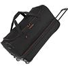 travelite trolley da stiva con ruote, valigia grande morbida, BASICS, trolley morbido con piega espandibile, 70 cm, 98-119 litri