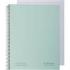 NAVIGATOR Office Paper Solutions Navigator | Quaderno A4 con copertina extra | 5 x 5 | Mint | Bordo colore | Carta 80 g | 80 fogli microforati 4 trapani | Spirale Coil-Lock | Carta premium Writing