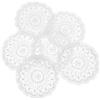TOYANDONA 6pezzi Tovaglietta in Pizzo Bianco Per Casa Delle Bambole in Miniatura Decorazione Per Casa Delle Bambole Kit Per in Miniatura