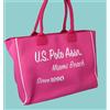 US Polo Assn. U.S.Polo Assn. Miami Beach Borsa Donna Taglia Unica Borsa Doppio Maniglie Rosa