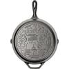 Lodge - Padella in ghisa da 30,5 cm, pre-stagionata con manico a goccia, per forno, piano cottura, grill e falò, prodotta negli Stati Uniti, non tossica, riscaldamento uniforme, Pennsylvania
