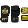 Ben Lee BENLEE Boxsport - Starter set in ecopelle BOXGATE, nero/giallo, 12 oz