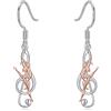 PROESS Orecchini da donna in argento sterling 925, girasoli/tigre/volpe/lupo/rana/drago/elefante/mucca/ballerina/spade animale, regalo per donne, ragazze, mamma, figlia, compleanno, festa della mamma,