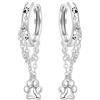 MISEFF Orecchini da donna in argento Sterling 925, motivo: panda, farfalla e stella marina, ipoallergenici, regalo di gioielli