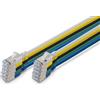 Digitus Cavo LAN Cat 6A - 2 m - 10 pezzi - Slim - F/FTP - Multicolore | 10 Gbit/s - Schermato - PoE+ - AWG 32/7 - LSZH - Cavo di rete RJ45 - Compatibile con Cat 6 e Cat 7