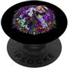 Halloween Glam Retro Vintage Comics Pop Falconeria Freak Falconer Fantasma Vampiro Spettrale Orrore Spaventoso PopSockets PopGrip Adesivo