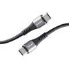Intenso C315C - Cavo USB-C a USB-C da 60 W, ricarica rapida, 1,5 m, per iPhone, Samsung Galaxy, Macbook, laptop, iPad, colore: Nero