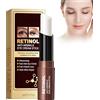 LOOUXC 3ML Retinol Eye Cream Stick, Crema Contorno Occhi Retinol | Trattamento Antirughe che Riduce Borse e Occhiaie, Anti Invecchiamento, Idratazione Profonda, Cura Della Pelle Degli Occhi-A