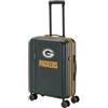 travelite NFL Trolley Rigido Bagaglio a Mano Green Bay Packers, 40 x 55 x 20 cm, trolley ABS conforme Lufthansa, Eurowings, valigia cabina con lucchetto TSA e 4 doppie ruote, 2,8 kg, 36 L