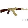DENIX RIPRODUZIONE FUCILE KALASHNIVOK AK47 EDIZIONE LIMITATA ORO