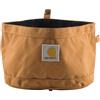 Carhartt Ciotola per cani da viaggio in nylon, ciotola per cani ripiegabile per cibo e acqua, Carhartt Brown, capacità 10 tazze
