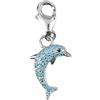 Depesche 11785-082 Charms Express Yourself - Ciondolo per collane e bracciali, Delfino Argentato, Come Piccolo Regalo