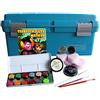 Eulenspiegel - Valigetta per Il Trucco Maschere di Animali | Vasto assortimento di colori per il trucco e accessori, per il Carnevale, Halloween e feste a tema