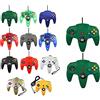 FAIRY TAIL & GLITZER FEE 2 controller per Nintendo 64 N64 colore a scelta con cavo Gamepad Joypad (2 verdi)