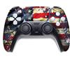 BABY CUDDLE BOX Tattered Flag Custom PS-5 Controller Wireless compatibile con Play-Station 5 Console by BCB Controllers | Orgogliosamente personalizzato negli Stati Uniti con stampa permanente HYDRO-DIP (non solo una
