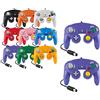 FAIRY TAIL & GLITZER FEE Controller per Game Cube bianco e switch con cavo Gamepad Joypad (Lila)