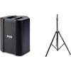 Alto Professional Busker - PA portatile da 200 W con batteria ricaricabile, Bluetooth & Pyle Supporto Universale per Altoparlanti, Stativi per Casse Acustiche a Treppiede e Pieghevole