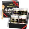 POP MODERN.C Set Regalo di Sali da Bagno Epsom per L'immersione, 4 Pezzi di Sali da Bagno con Oli Essenziali, per Donne Set da Bagno Rilassante, Spa di Lusso, Compleanno, Festa Della Mamma, Regalo di Natale