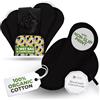 Natissy Assorbenti Lavabili in Cotone Biologico per Donna, 6 pz (Taglie L+XL)