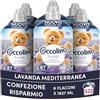 Coccolino Ammorbidente Concentrato Fresh Lavanda Mediterranea, Ammorbidente Lavatrice, Freschezza Lunga Durata, Dermatologicamente Testato, Formato XXL Fino a 522 Lavaggi, 6 x 1827 ml