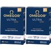 OMEGOR Ultra 1200 Omega 3 IFOS 5 Stelle - Omega3 Alto Dosaggio EPA 610mg e DHA 510mg - Senza Retrogusto e Facile da Digerire (60 Capsule)