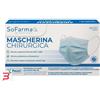 SO.FARMA.MORRA SPA MASCHERINA CHIRURGICA HIGH PROTECTION MASK COLORE BLU 10 PEZZI